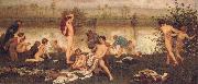 Frederick Walker,ARA,RWS The Bathers oil painting reproduction